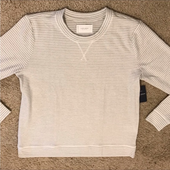 🌀NWT! Lucky Brand crewneck cloud pullover - Picture 4 of 13